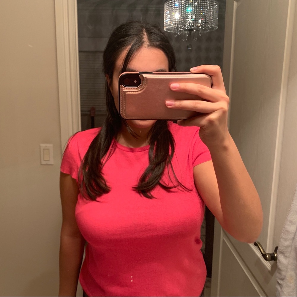 Pink T shirt from Zara